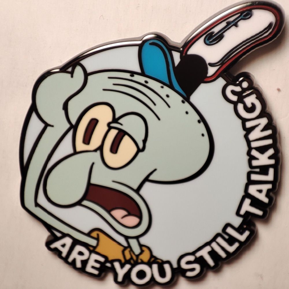 Spongebob Squarepants Mystery Pins Squidward Tentacles Enamel Pin Official Badge